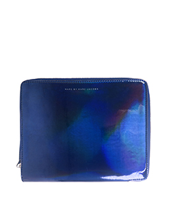 Marc by Marc Jacobs Holographic Ipad Case, Leather, Blue, 3